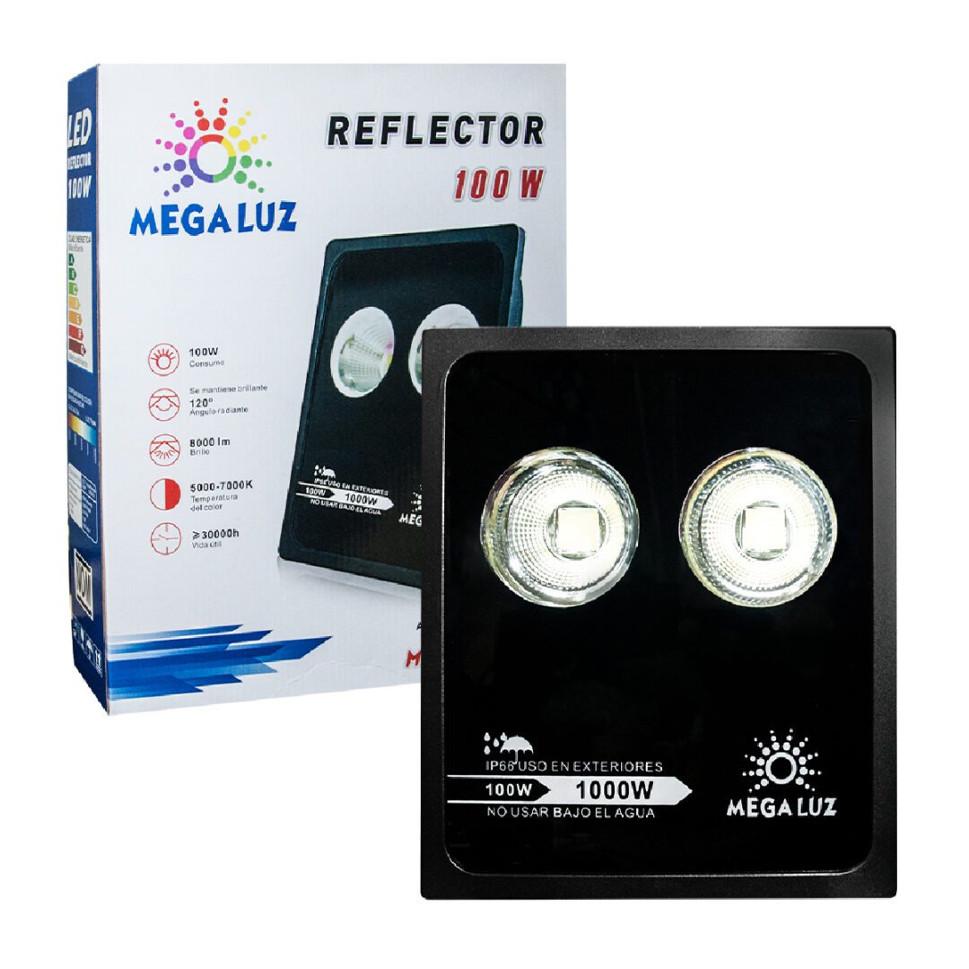 Reflector Led Para Exterior Megaluz R W M Megaluz